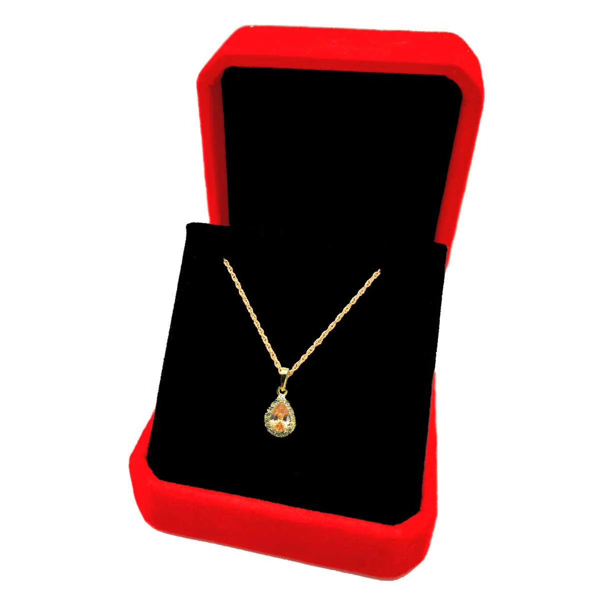 18K Pure Gold Birthstone (November) Necklace - Image 3