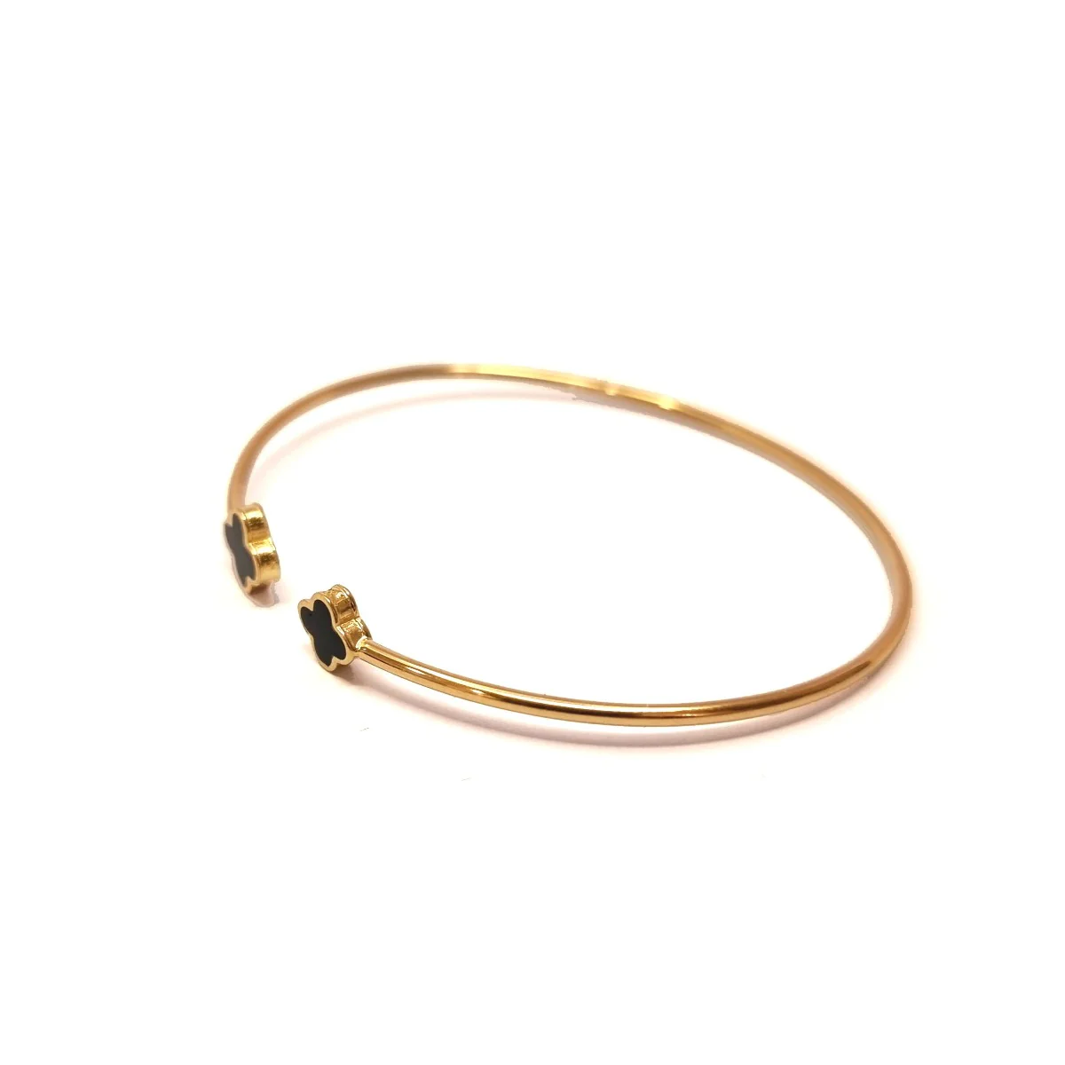 18K Pure Gold Elegant Design Bangle - Image 3
