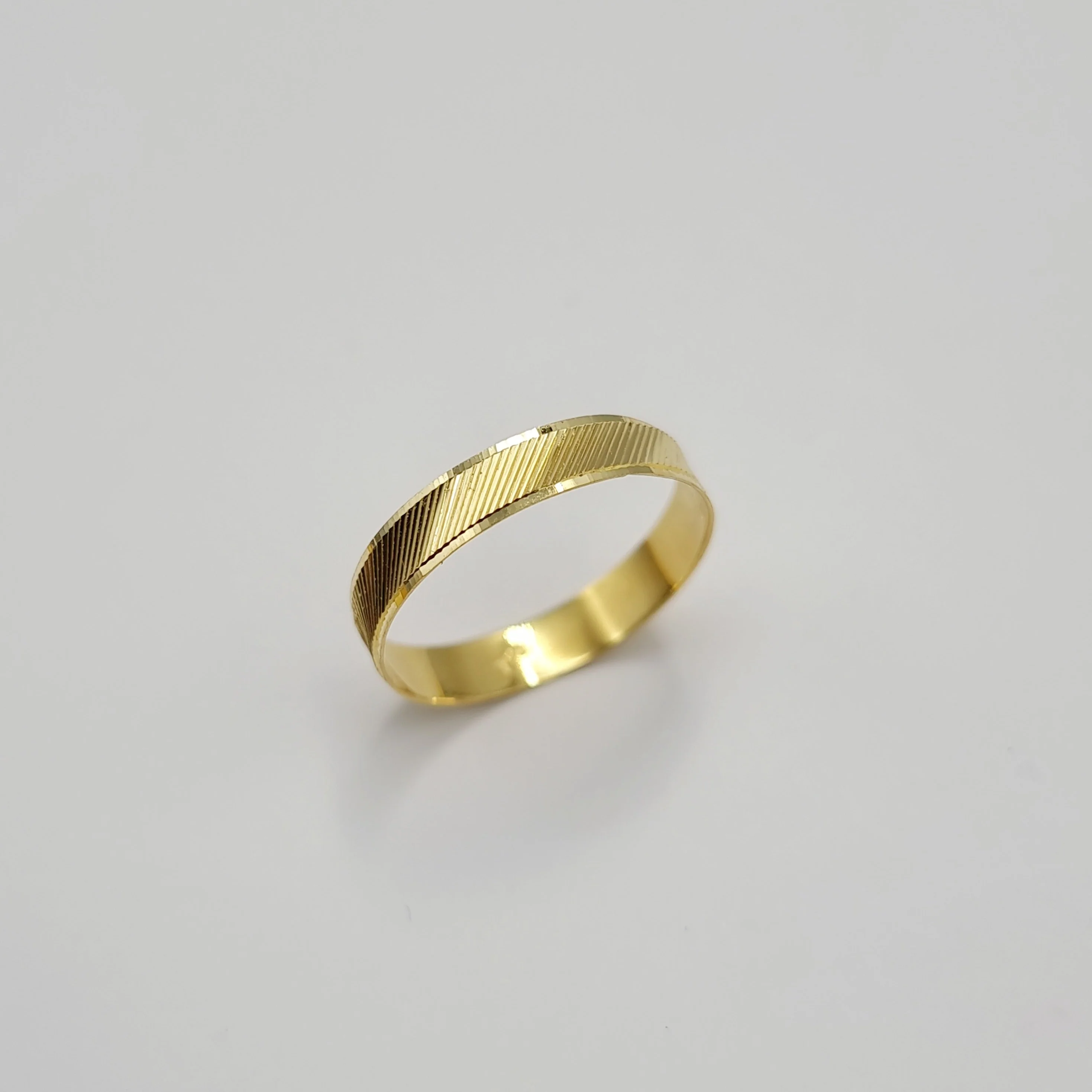 18K Pure Gold Elegant Design Couple Ring - Image 10