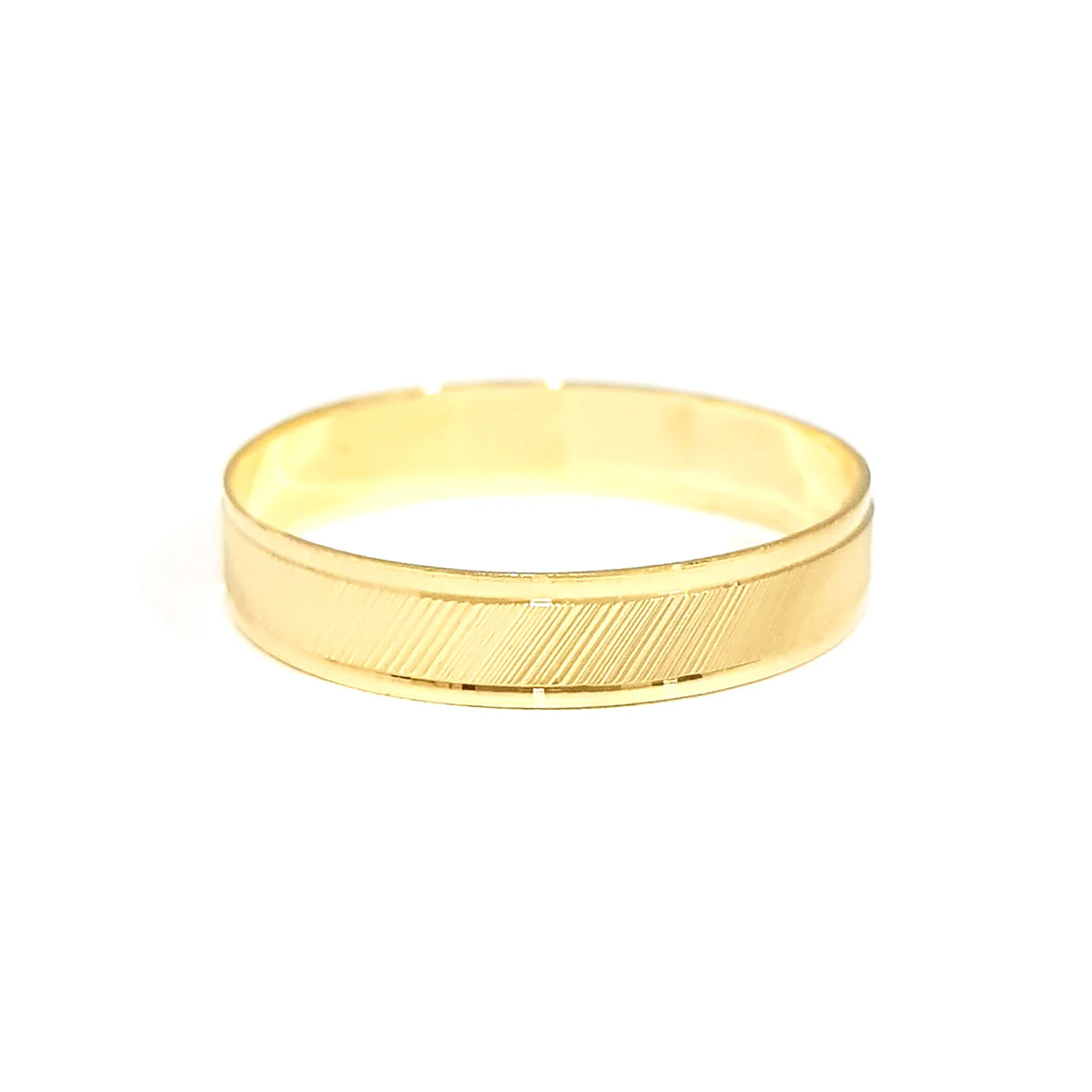18K Pure Gold Elegant Design Couple Ring - Image 4