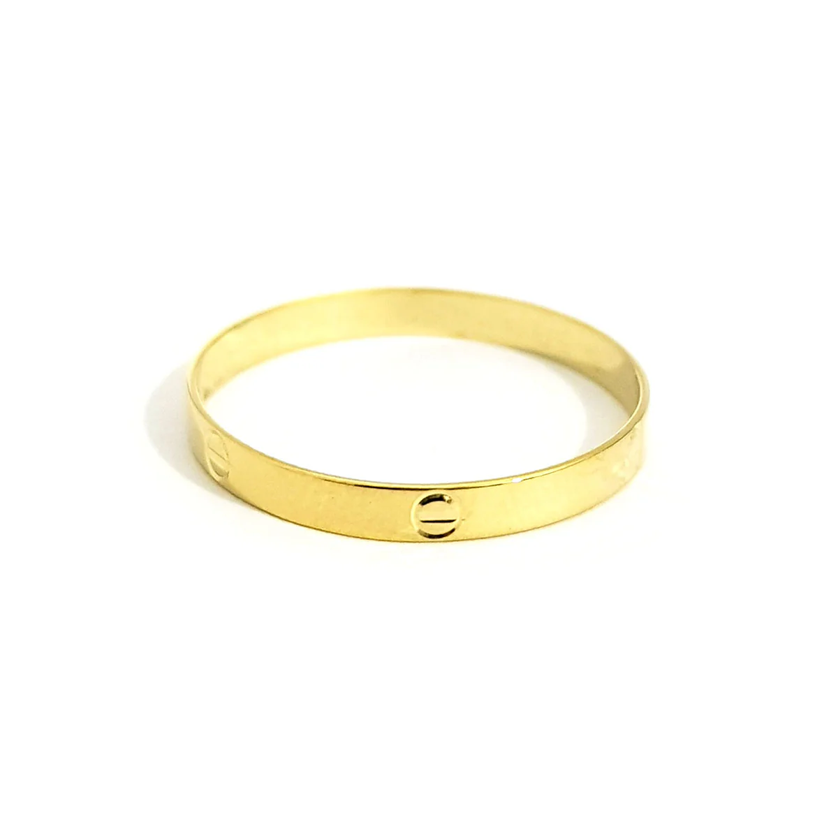 18K Pure Gold Couple Ring - Image 3