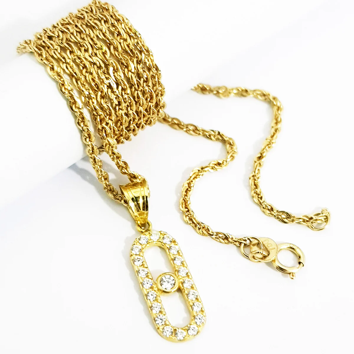 18K Pure Gold Elissa Necklace - Image 3
