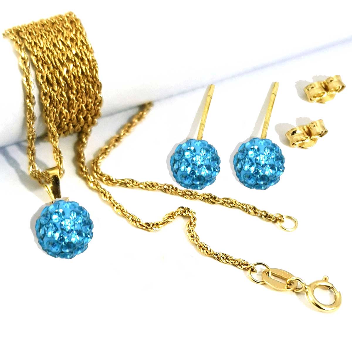 18K Pure Gold Jewellery Set - Image 3