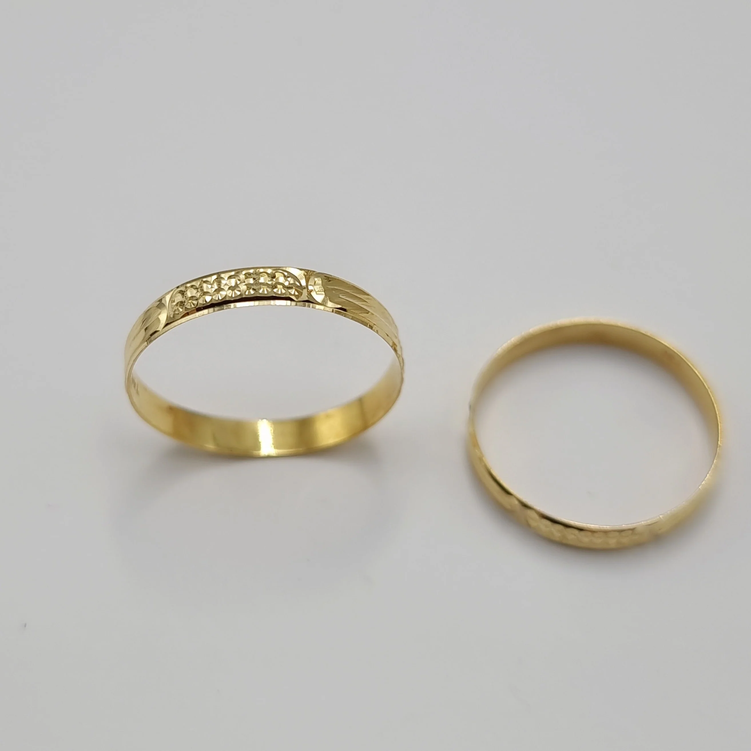 18K Pure Gold Couple Ring - Image 5