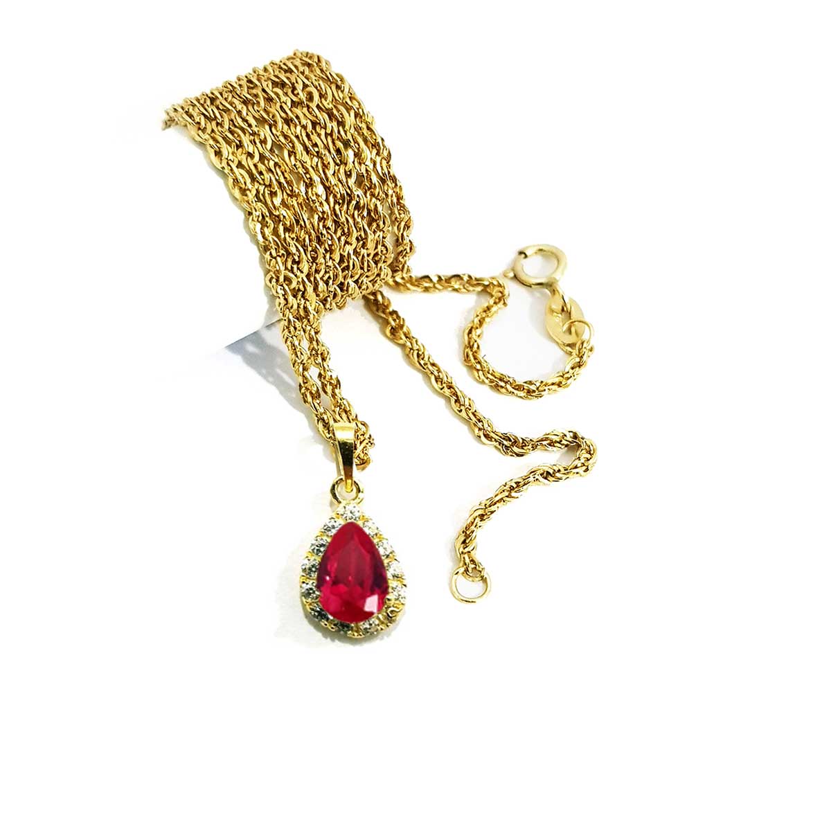 18K Pure Birthstone (July) Necklace - Image 4